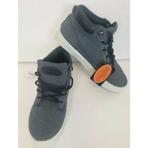Lugz Boys Shoes Sneakers Blue Size 5 EU 37 Blue Denim Ankle Chukka BGYPOC411